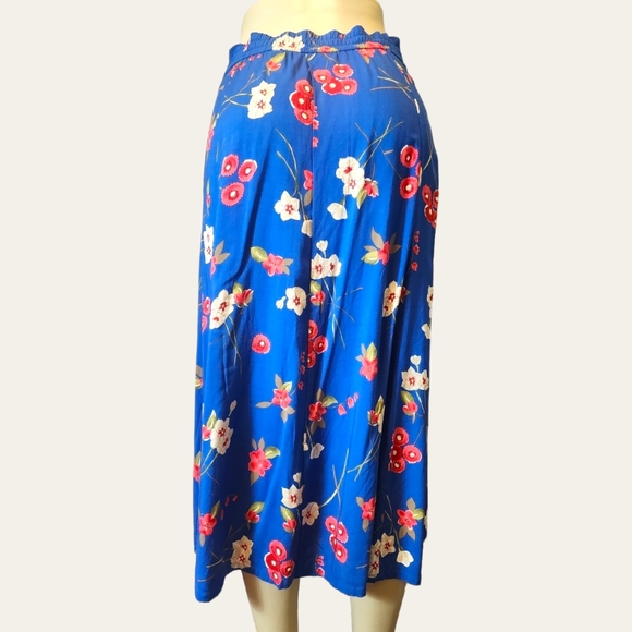 💙Floral 90s Day Skirt - Picture 4 of 6